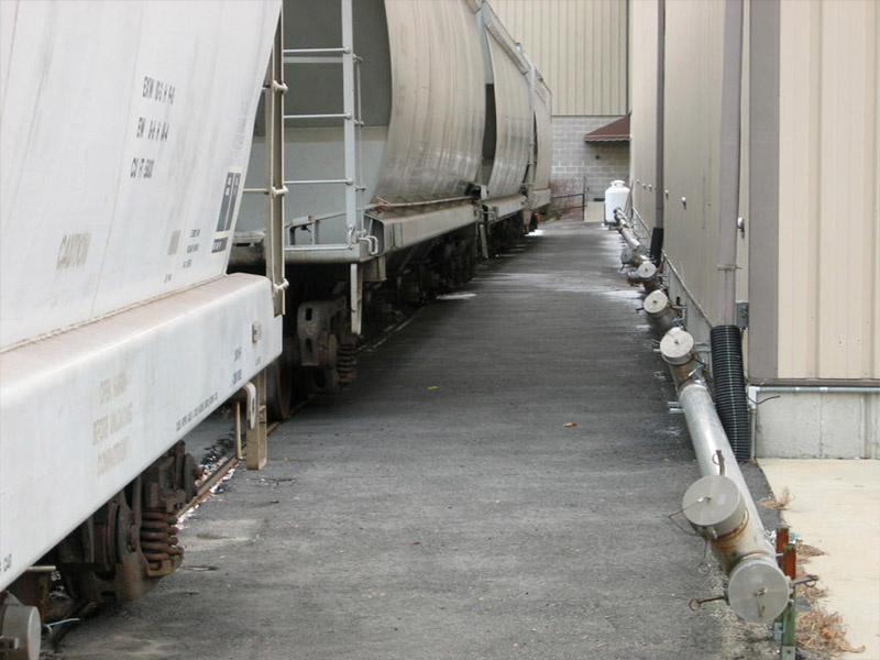 Railcar unloading